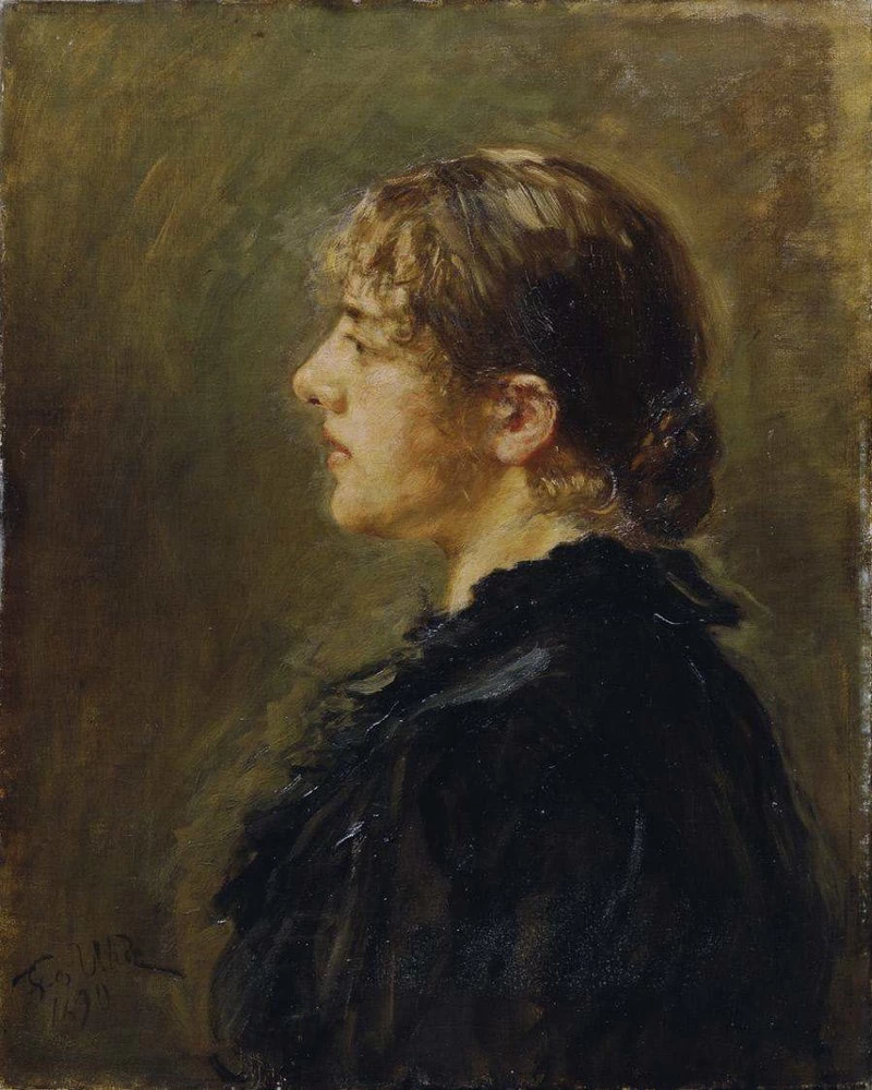 La figlia dell'artista (1890) - Österreichische Galerie Belvedere, Wien